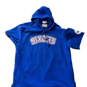 NBA Philadelphia Sixers Short sleeve Hoodie